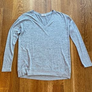 EUC gap gray tunic sweater Small